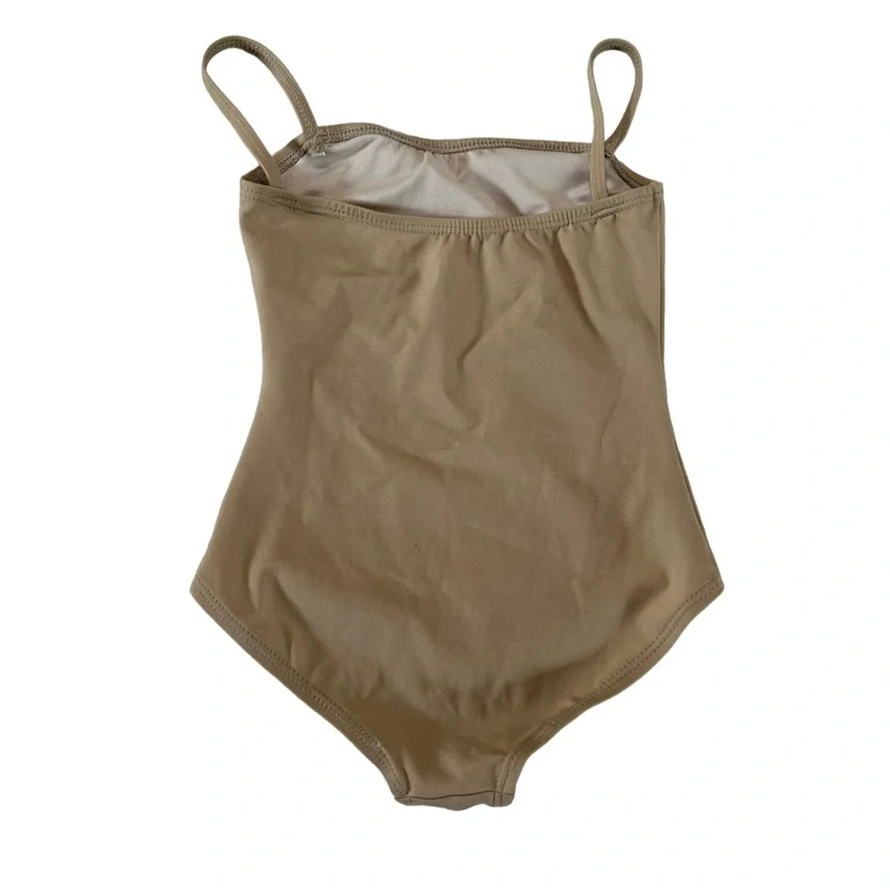Capezio Nude Ballet Bodysuit Leotard Size M